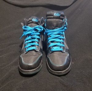 Size 13 Nike Dunks Electric blue and black